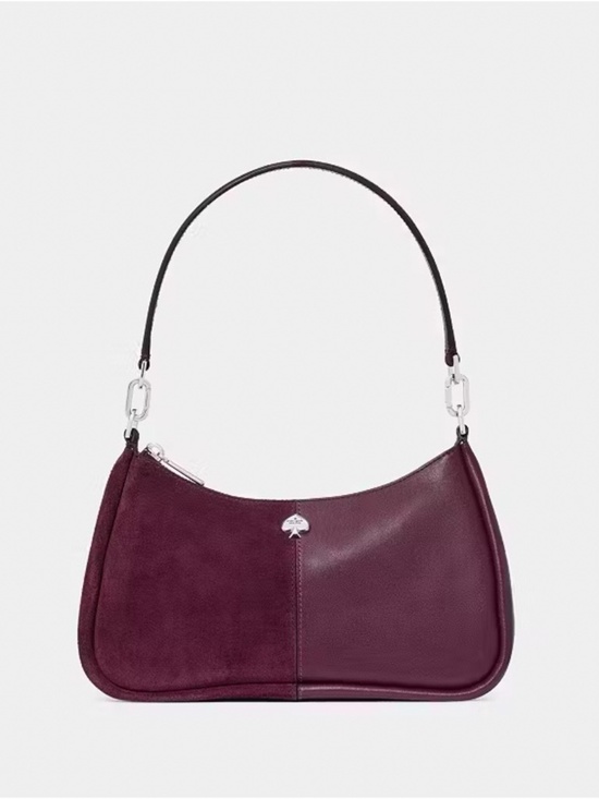 kate spade Handbags - Kate Spade Kayla Suede Shoulder Bag Deep Cherry Multi